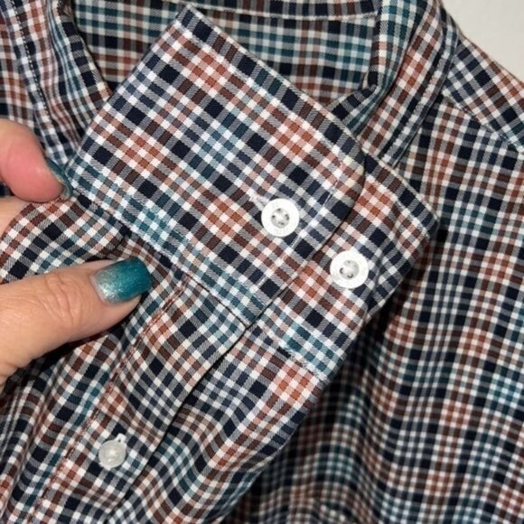 Pendleton Mens Long Sleeve Plaid Button Down Shirt Size S 100% Cotton Multi-Colo - Picture 8 of 11